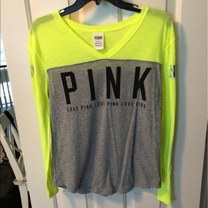 PINK long sleeve tee